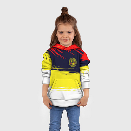 Детская толстовка Кобра кай Cobra Kai спина / 3D-Белый – фото 4