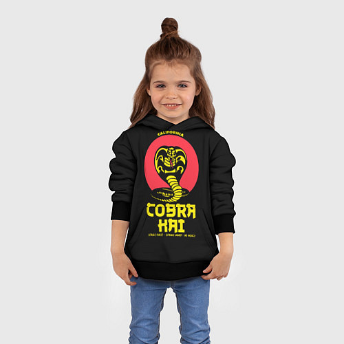 Детская толстовка Cobra Kai California / 3D-Черный – фото 4