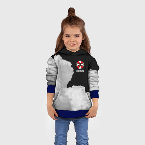 Детская толстовка Umbrella Corporation Облока / 3D-Синий – фото 4