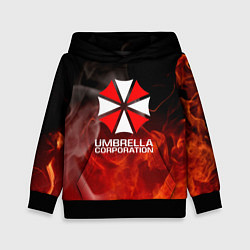 Детская толстовка Umbrella Corporation пламя