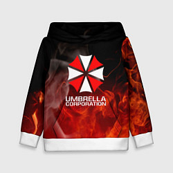 Детская толстовка Umbrella Corporation пламя