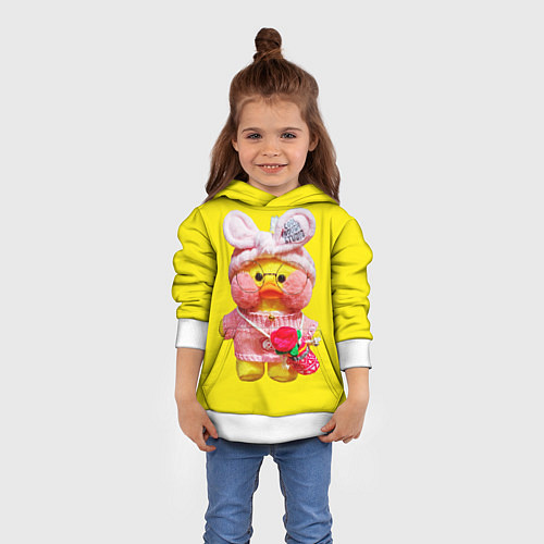 Детская толстовка УТЯ УТОЧКА ЛАЛАФАНФАН / 3D-Белый – фото 4