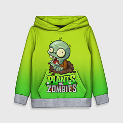 Детская толстовка Plants vs Zombies зомби