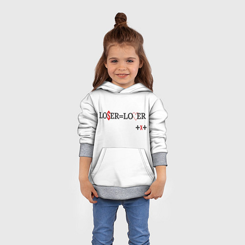 Детская толстовка TXT Lover / 3D-Меланж – фото 4