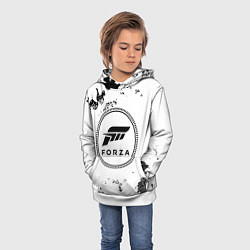 Толстовка-худи детская FORZA HORIZON - Камуфляж, цвет: 3D-белый — фото 2