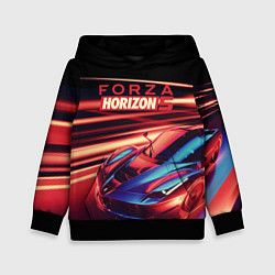 Толстовка-худи детская Forza Horizon 5 - sports car, цвет: 3D-черный