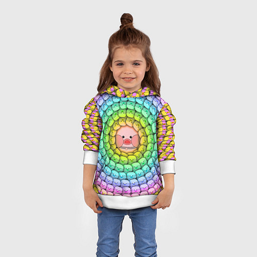 Детская толстовка Psychedelic Lalafanfan / 3D-Белый – фото 4