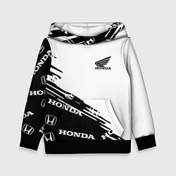 Толстовка-худи детская Honda sport pattern, цвет: 3D-черный
