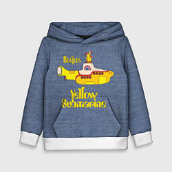 Детская толстовка On a Yellow Submarine 3D