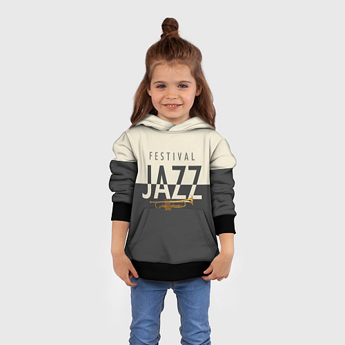 Детская толстовка JAZZ FESTIVAL / 3D-Черный – фото 4