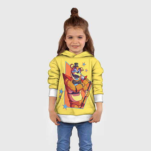 Детская толстовка Funny UCN Freddy / 3D-Белый – фото 4