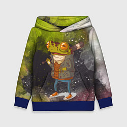 Детская толстовка Лягушка хулиган Frog hooligan