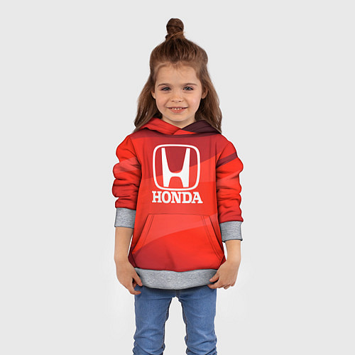 Детская толстовка HONDA хонда / 3D-Меланж – фото 4