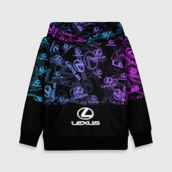 Детская толстовка LEXUS LOGO NEON PATTERN