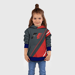 Толстовка-худи детская F1 Большое лого, цвет: 3D-синий — фото 2