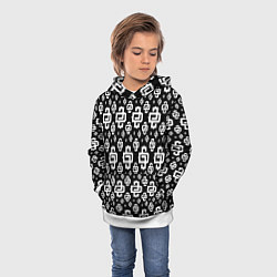 Толстовка-худи детская Black Pattern Dope Camo Dope Street Market, цвет: 3D-белый — фото 2