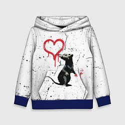 Детская толстовка BANKSY БЭНКСИ крыса