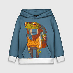 Детская толстовка Лягуха-путешественица