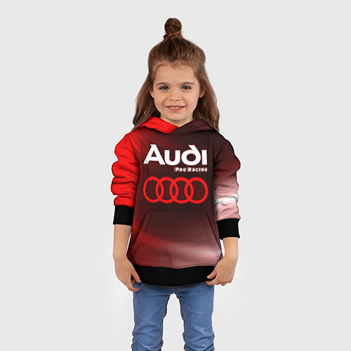 Детская толстовка AUDI Pro Racing Звезды / 3D-Черный – фото 4