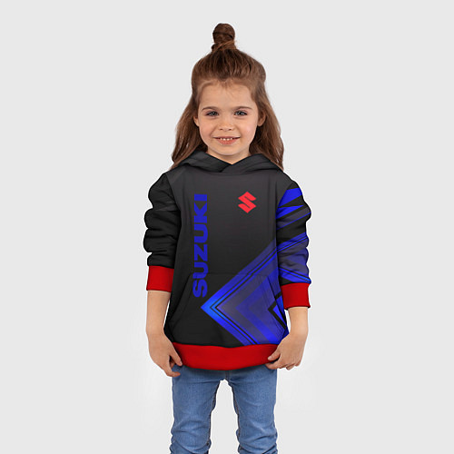 Детская толстовка SUZUKI СУЗУКИ / 3D-Красный – фото 4