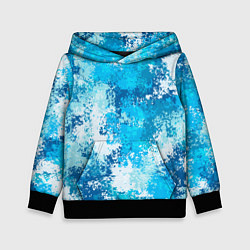 Детская толстовка Спортивный камуфляж Пикси - Лагуна