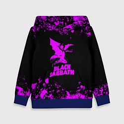 Толстовка-худи детская Black Sabbath metal, цвет: 3D-синий