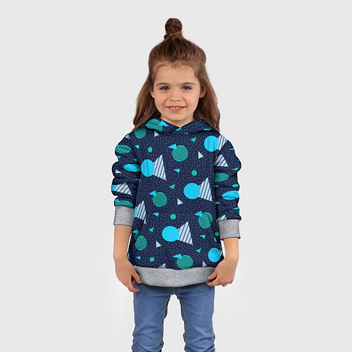 Детская толстовка ГРАФИЧЕСКОЕ ИЗОБРАЖЕНИЯ / 3D-Меланж – фото 4