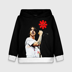 Толстовка-худи детская Red Hot Chili Peppers RHCP, цвет: 3D-белый