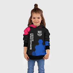 Толстовка-худи детская BARCELONA Sport - Графика, цвет: 3D-черный — фото 2