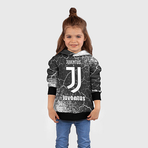 Детская толстовка ЮВЕНТУС Juventus - Арт / 3D-Черный – фото 4