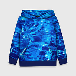 Толстовка-худи детская Vanguard abstraction Water, цвет: 3D-синий