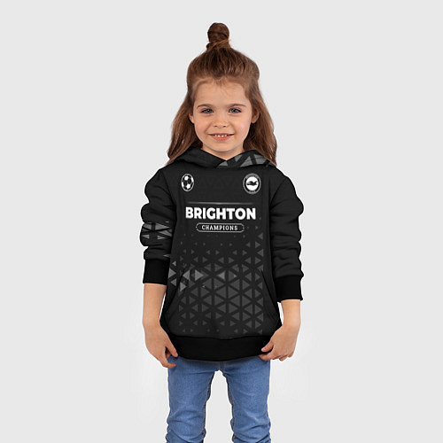 Детская толстовка Brighton Форма Champions / 3D-Черный – фото 4