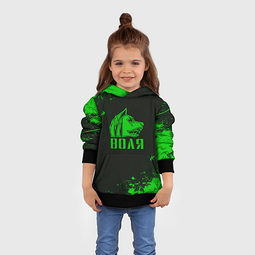 Детская толстовка S T A L K E R СВОБОДА / 3D-Черный – фото 4