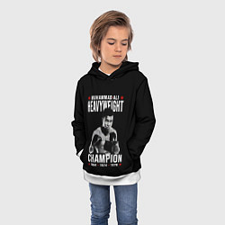 Толстовка-худи детская MUHAMMAD ALI МУХАММЕД АЛИ, цвет: 3D-белый — фото 2