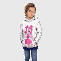 Толстовка-худи детская POPPY PLAYTIME - Mommy long legs - Мамочка длинные, цвет: 3D-синий — фото 2