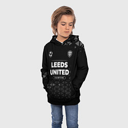 Толстовка-худи детская Leeds United Форма Champions, цвет: 3D-черный — фото 2