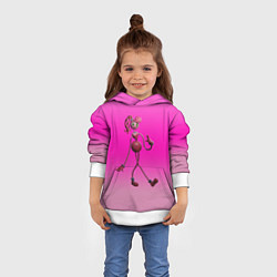 Толстовка-худи детская POPPY PLAYTIME МАМА ДЛИННЫЕ НОГИ, цвет: 3D-белый — фото 2