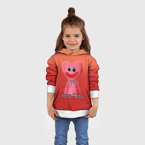 Детская толстовка КИССИ МИССИ KISSY MISSY / 3D-Белый – фото 4