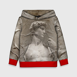 Детская толстовка Микеланджело Буонарроти Давид Пост-арт Michelangel