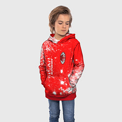 Толстовка-худи детская AC MILAN AC Milan Sport Арт, цвет: 3D-красный — фото 2