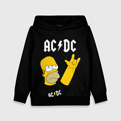 Детская толстовка AC DC ГОМЕР СИМПСОН SIMPSONS