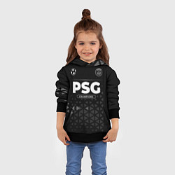 Толстовка-худи детская PSG Champions Uniform, цвет: 3D-черный — фото 2