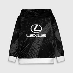 Детская толстовка Lexus - следы шин