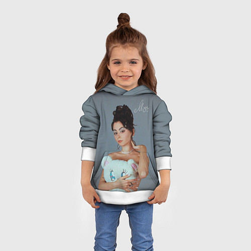 Детская толстовка ДОРА - MISS / 3D-Белый – фото 4