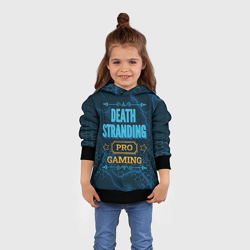 Детская толстовка Игра Death Stranding: PRO Gaming / 3D-Черный – фото 4