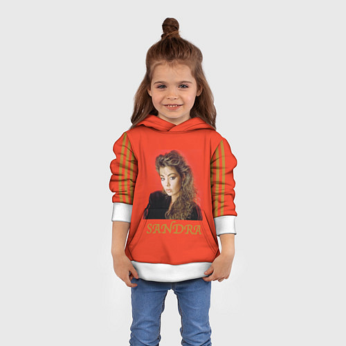 Детская толстовка Звёзды 80-х Sandra / 3D-Белый – фото 4