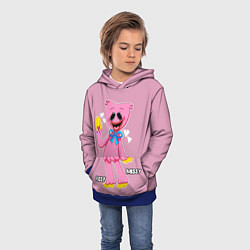 Толстовка-худи детская POPPY PLAYTIME КИССИ МИССИ ПОППИ ПЛЕЙТАЙМ, цвет: 3D-синий — фото 2