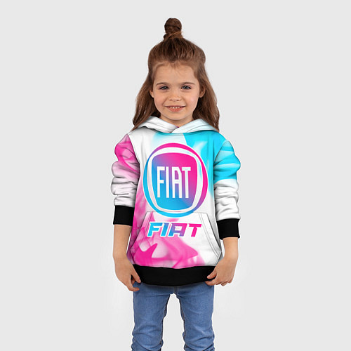 Детская толстовка Fiat Neon Gradient / 3D-Черный – фото 4