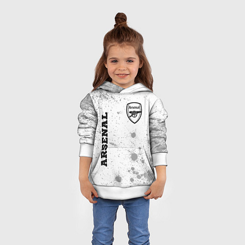 Детская толстовка Arsenal Sport на светлом фоне / 3D-Белый – фото 4