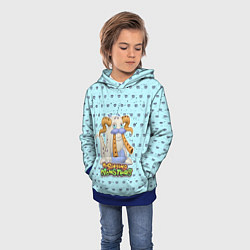 Толстовка-худи детская My Singing Monsters - Гуджуб, цвет: 3D-синий — фото 2